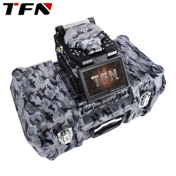 TFN J5 光纤熔接机 六马达主干工程 高稳定性 耐用 低衰耗熔纤机 迷彩外壳