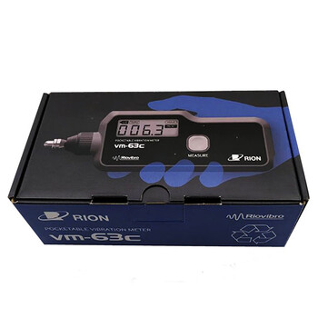 RION日本理音测振仪VM-63C便携式振动测量仪 测震仪 机械位移加速度测试仪VM-63A升级