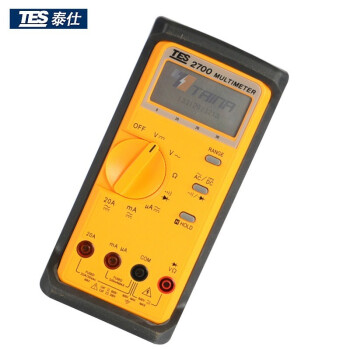 泰仕 TES-2700 万用表自动换挡高精度数字万用表三用电表 1年维保