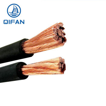起帆（QIFAN）电缆 YH1*10平方电焊机线缆铜芯橡套绝缘焊把线 黑色 1米 11米起售