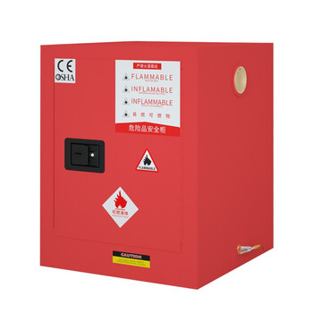 京度 防爆安全柜 4加仑储存柜化学柜钢制危化品试剂存储柜工业危险品实验柜子可定制 红色