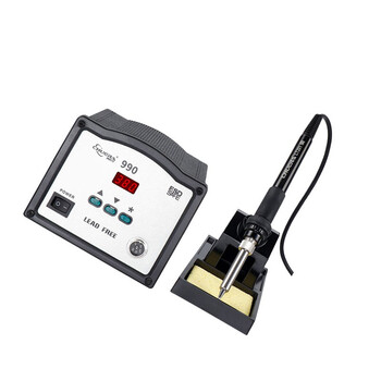 创时代chuera 高频无铅焊台 恒温数显 90W大功率 可调温电焊台工业级 990