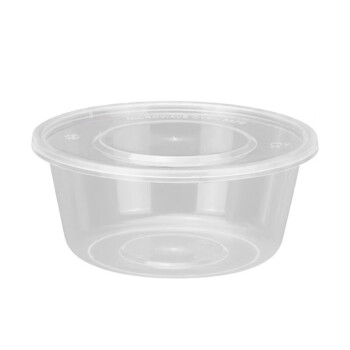 联嘉 一次性餐盒 外卖打包盒 塑料快餐包装盒 1000ml 300个