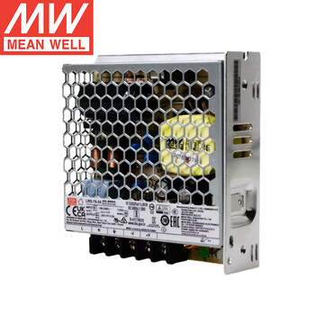 明纬（MEANWELL）LRS-75-24 220V变压器工控灯带监控驱动开关 明纬电源 3.2A 24V