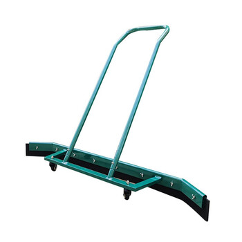 益美得 LSL814 户外运动场不锈钢刮水器篮球场推水器 橘色直角铝合金推水器