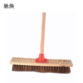 驰焕 浴室卫生间厨房瓷砖户外地板刷子墙角死角清洁刷 棕毛地刷40cm