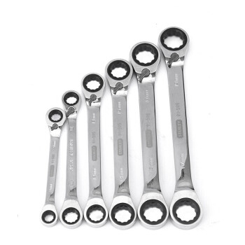 史丹利（STANLEY）91-595-1L-22 公制双梅花双向棘轮快扳 14x15mm 1件价格6件起售
