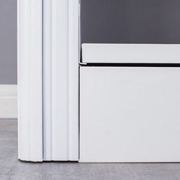 京度钢制书架JD-SJ01学校图书馆阅览室书架档案架资料架白色双面一列一组六层