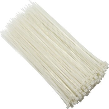 卡夫威尔 自锁式尼龙扎带大号加长 扎线带 小号扎带理线带束线带捆扎带 4.0*250mm 白色 200支装 OT1014G