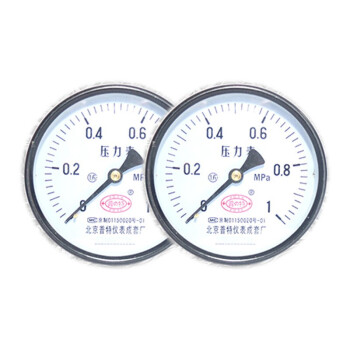 普特 Y150 0-1.0Mpa 轴向压力表 1块 （4块起拍）