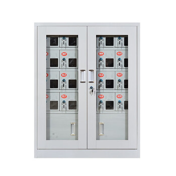 京度 钢制手机柜管理工厂学校手机存放箱收纳保管柜可定制 二十门充电柜