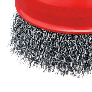 哈恩库博 HAHN+KOLB  旋转钢丝刷，60mm直径，M14刻纹钢丝0.3mm 76085007 60天