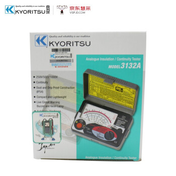 日本共立/克列茨（KYORITSU）3132A 指针式绝缘电阻测试仪 兆欧表 1000V