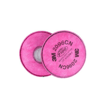 3M 2096CN  P100酸性气体异味颗粒物滤棉 可搭配6200/7502半面罩 2片/包