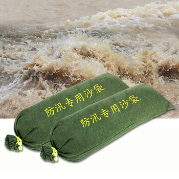 援邦 防汛沙袋防洪消防抗洪防水沙袋 防汛沙袋700*300（抽绳款） 不含沙10件装