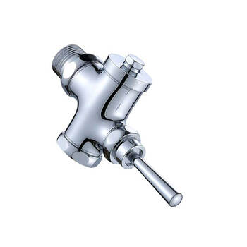 星期十 手扳小阀体-1寸DN25 铜入墙式冲洗阀蹲便器脚踏式冲洗阀 入墙式厕所冲洗阀定制