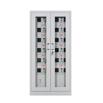 京度 钢制手机柜管理工厂学校手机存放箱收纳保管柜可定制 二十四门充电柜