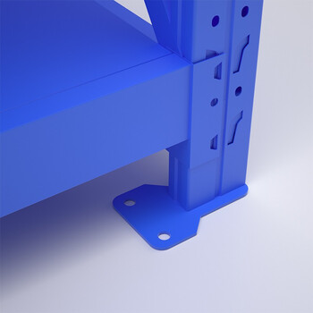 京度货架中型四层可定制2000*1200*500蓝色仓储货架仓库置物架JD-HJ-200B09储物架