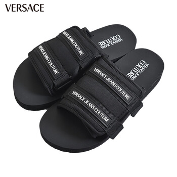 versacejeans范思哲男士拖鞋时尚字母logo凉拖男奢侈品e0ywasy271937