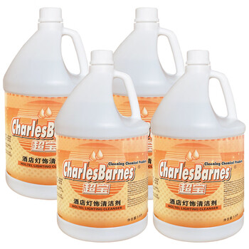 超宝（CHAOBAO）DFF032 酒店灯饰清洁剂灯具清洗液灯罩除尘剂去污垢 3.8L*4桶