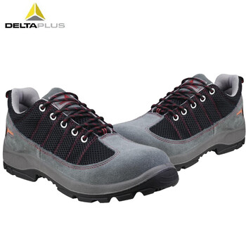 代尔塔（Deltaplus）301234 彩虹系列透气安全鞋防砸12KV绝缘鞋 灰黑色 36码 定做 1双