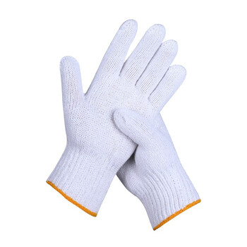 君御（Exsafety）SAFEMAN君御 71072 720克线手套工地劳保手套*1打 12副/打 白色 均码