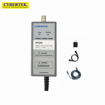CYBERTEK/知用 罗氏线圈 CP9000L系列柔性电流探头 CP9600L (6kA,10MHz) 环周长600mm,连接线长4m