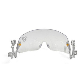 代尔塔101134护目镜 安全帽用防雾防刮擦防护眼镜 需与102029安全帽搭配使用 透明