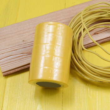 勒塔（LETA）10米*5卷PVC电气绝缘胶带 黄色电工胶布 无铅阻燃防水胶布耐高温耐磨LT-PPE543