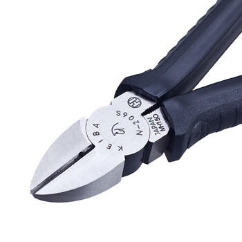 马牌（KEIBA）进口电工斜嘴钳N-206S电工钳(150mm 6寸)斜口钳 斜咀钳