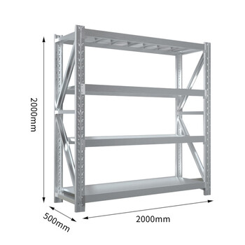 京度201不锈钢货架2000*2000*500mm车间零件收纳架置物架可定制JD-BXGHJ-03