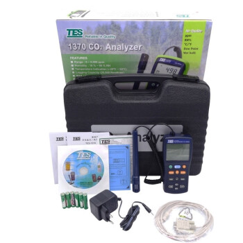 泰仕 TES-1370H 二氧化碳测试仪 CO2浓度检测仪 二氧化碳记录仪 1年维保
