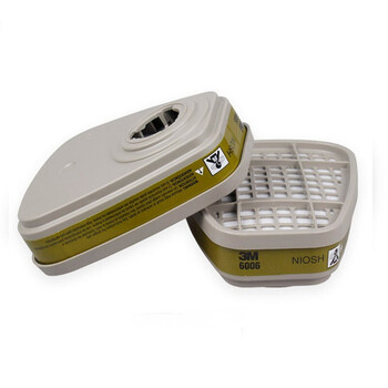 3m 6006CN 滤毒盒 防有机蒸气/酸性气体/氯化氢/氟化氢 定做 2个
