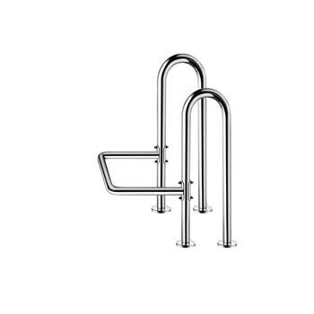 星期十 6550亮光小便斗扶手304不锈钢无障碍扶手定制