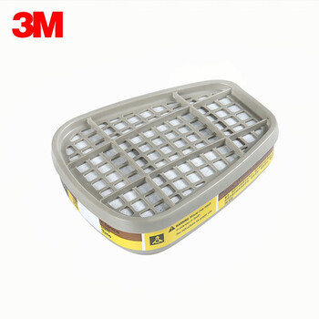 3M 6003CN滤毒盒 过滤盒工业防护有机蒸气 搭配面具使用 6003