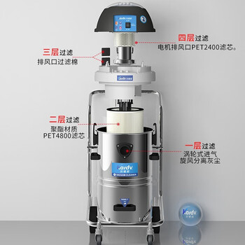 凯德威（KARDV）无尘室吸尘器 工业清洁吸尘器45L DL-1245W 26863