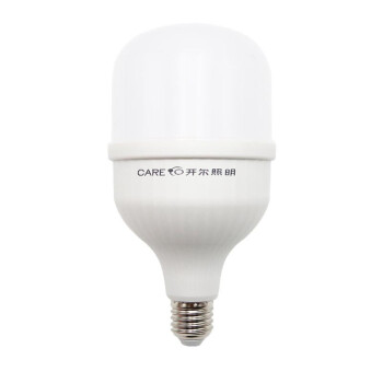 开尔照明（CARE） LED节能灯泡  E27大螺口物业工厂商用 60W 白光6500K 柱形灯 T160