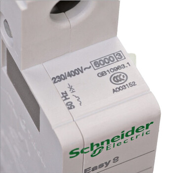 施耐德 微型断路器 空气开关 单进单出真空单极空开 EA9系列 1P C6A EA9AN1C6