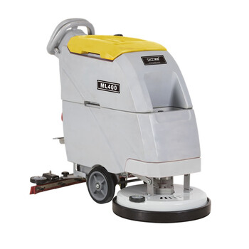 斯图电瓶式洗地机吸干机刷地机一体机多功能手推式充电商用酒店宾馆扫地车 ML400电瓶式手推刷地车(高性能版)