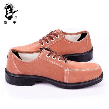 王盾/盾王 9778绝缘6KV牛绒皮劳保鞋男女耐磨防滑耐油耐弱酸碱厨房安全鞋定做 39码1双