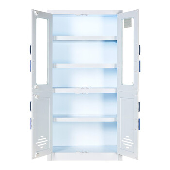 京度 PP器皿柜    四门双锁实验室化学品药品柜安全柜器皿柜试剂柜可定制