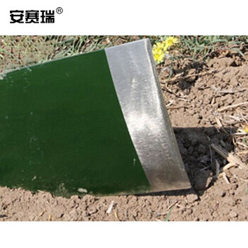安赛瑞 锄头 开荒翻地农用除草方小锄头 27×17cm 钢制园林园艺锄头 軍印27098