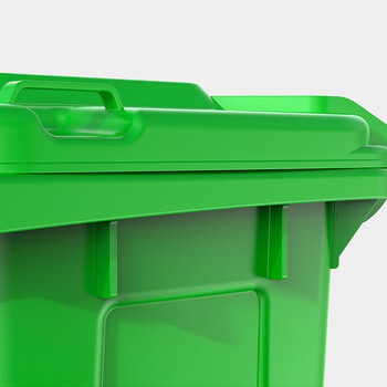 庄太太 【脚踏款240升】户外新国标垃圾桶环卫脚踏式果皮箱