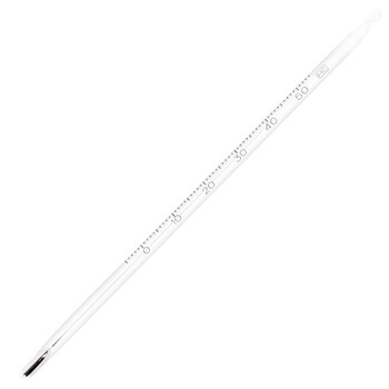 匡建仪表(CONJANT)水银留点温度计 实验室消毒柜工业用高温记忆玻璃温度表 0-200℃ 0-50℃(分度值1)