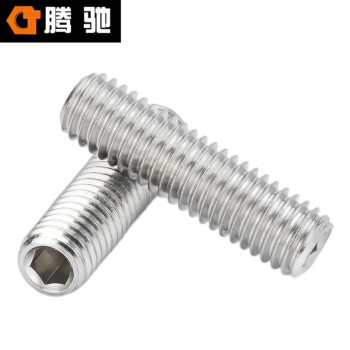 腾驰（CT）009 内六角平端紧定螺钉 DIN913 304不锈钢  M5*10（300支/包）