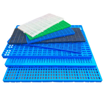 伏兴 塑料防潮垫板 仓库放货可拼接托盘定制库房托板防潮板 100x70x13cm 高脚平板