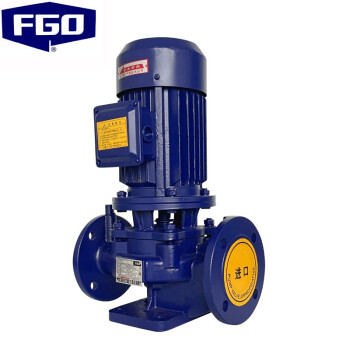 FGO 管道离心泵 ISG立式管道泵2900转380V 100-160/100m3/h扬程32功率15kw