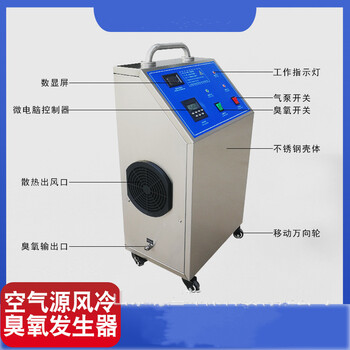 鸣固 ZJ5926臭氧机臭氧发生器水处理养殖场机制药车间制革厂 空气源风冷 10g/h