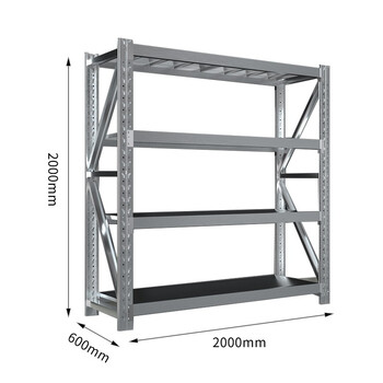 京度304不锈钢货架2000*2000*600mm车间零件收纳架置物架可定制JD-BXGHJ-13