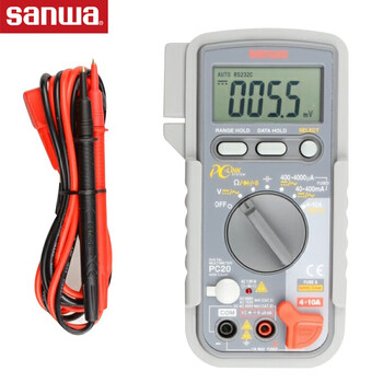 sanwa PC20 三和数字万用表多用表三用表复用表直流1000V/交流750V 1年维保